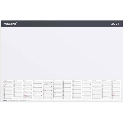Skriveunderlag 2027 kalender Mayland