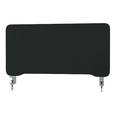 Skærmvæg til bord Lintex Edge sort 800x400mm