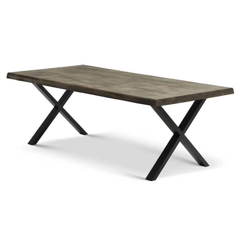 Konferencebord Atlantic 100x220x6cm røgfarvet eg