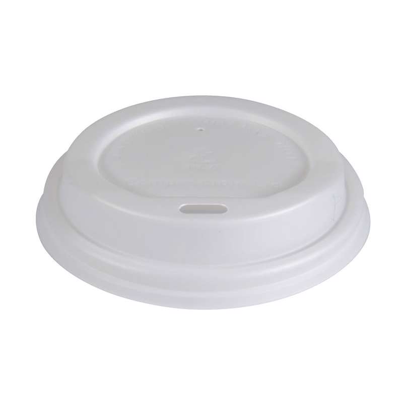 Låg t/bæger CPLA Gastro-LineØ9cm hvid 100 stk/pk