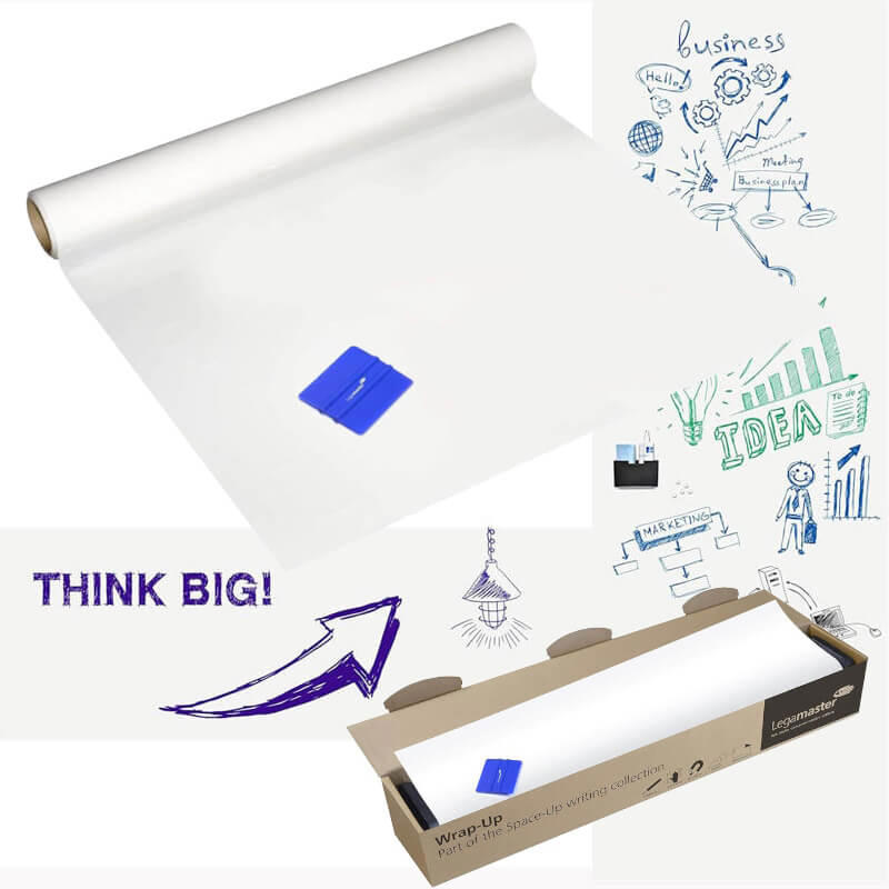 Whiteboard folie Wrap Up 101x150cm hvid magnetisk