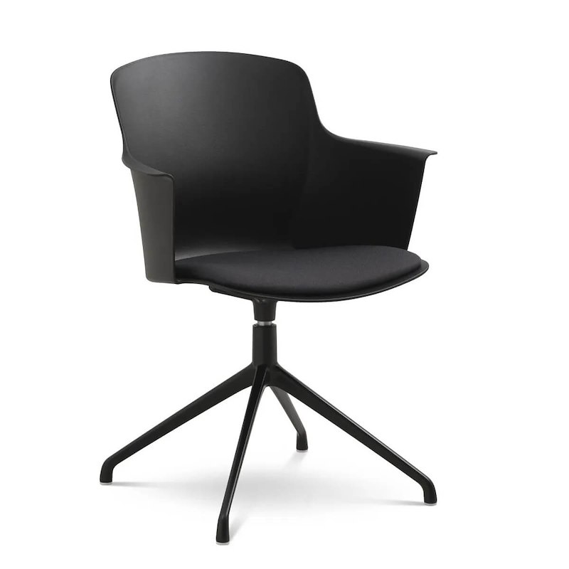 Konferencestol Xpo Mia Swivel sort HE636 Fabric