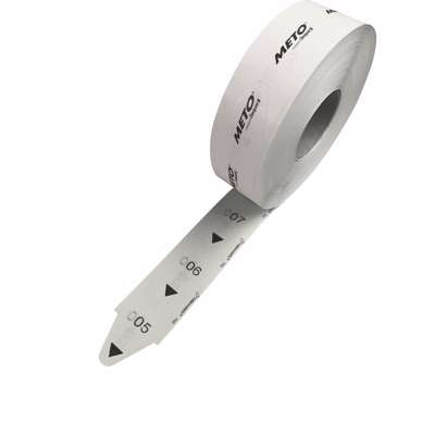 Købilletter METO Turn-O-Matic T80 hvid 6x3000 stk/pk