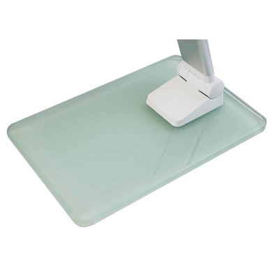 Bordlampe Unilux Popy LED foldbar dæmpbar hvid/metalgrå 