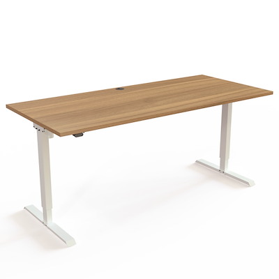 Hæve-sænkebord Flip Top ConSet 180x80 valnød/hvid