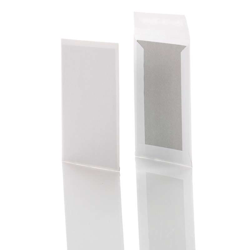 Kuverter m/papbagside hvid 250x353mm nr 4 11744 125/pk