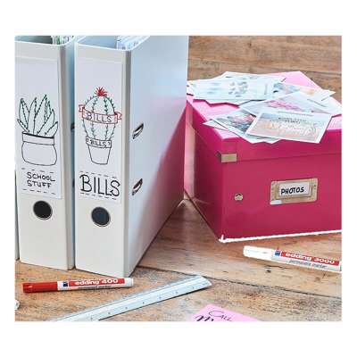 Marker Edding 400 1mm sort