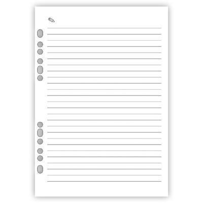 System A5, linjerede blade, 32 stk.