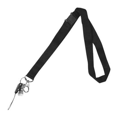 Nøglesnor keyhanger t/ID/navneskilt m/lås 1,5x90cm