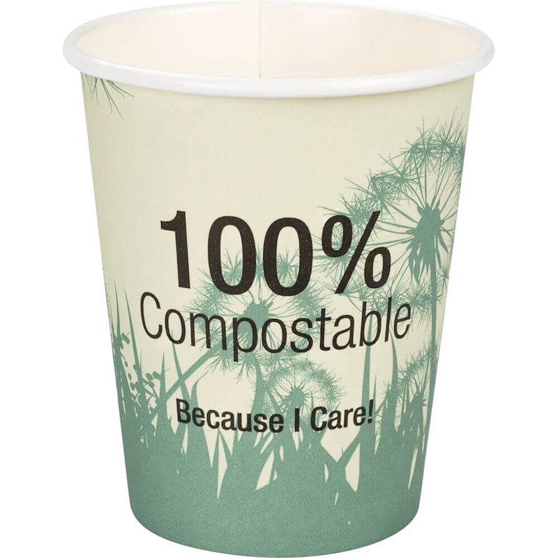 Kaffebæger 8oz Gastro-Line CPLA/pap 50stk 24cl grøn