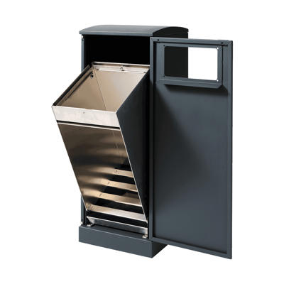 Affaldscontainer affaldssortering Bica 621 90L, antracit