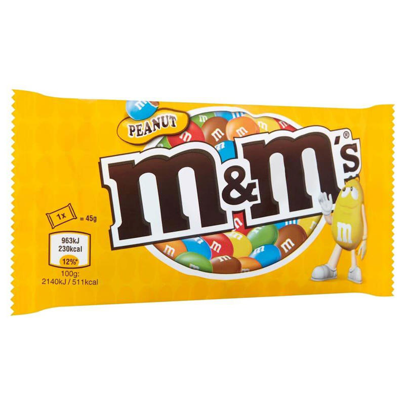 Chokolade M&M Peanut 45g
