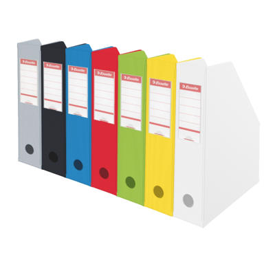 Tidsskriftsamler A4 70 mm PVC sort