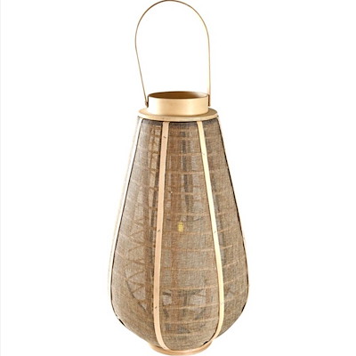 Lanterne 52x31cm bambus