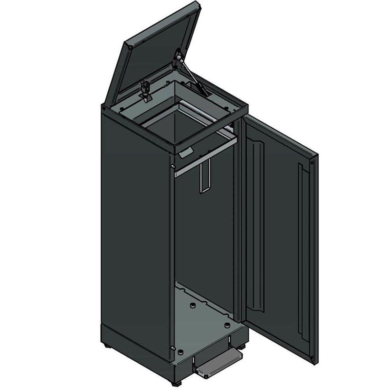 Affaldscontainer affaldssortering Bica 960 65L antracit