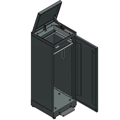 Affaldscontainer affaldssortering Bica 960 65L antracit