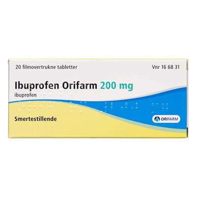 Håndkøbsmedicin Ibuprofen tabl 200mg /20 stk.
