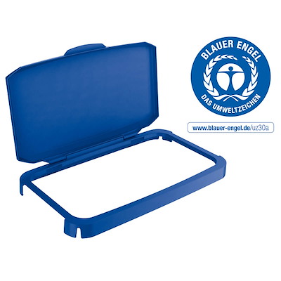 Låg hængslet DURABIN 60l blå 