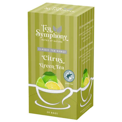 Te Tea Symphony Citrus Green RFA 20breve/pk (enkelt pk.)