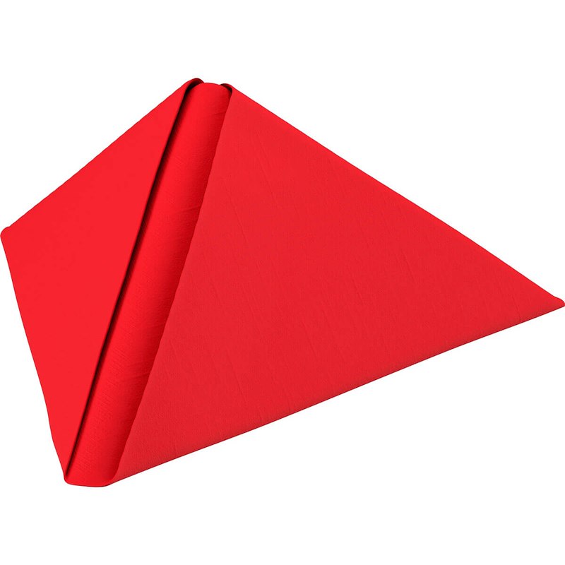 Servietter Dunilin rød 40x40cm 45stk/pk