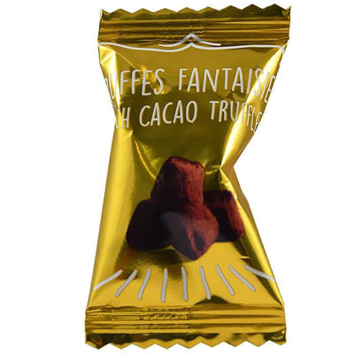 Chokolade Weibel trøfler 5 smagsvarianter singlepakket 3kg