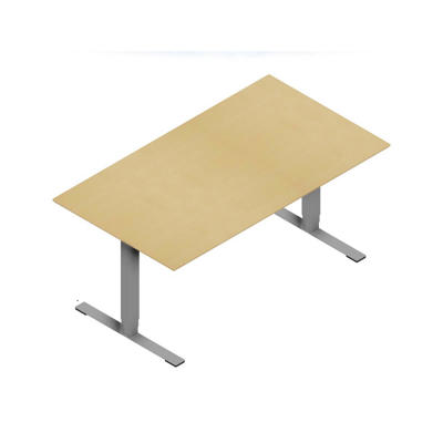 Hæve-sænkebord Dencon V2874 1600x900 alu stel bøg pl