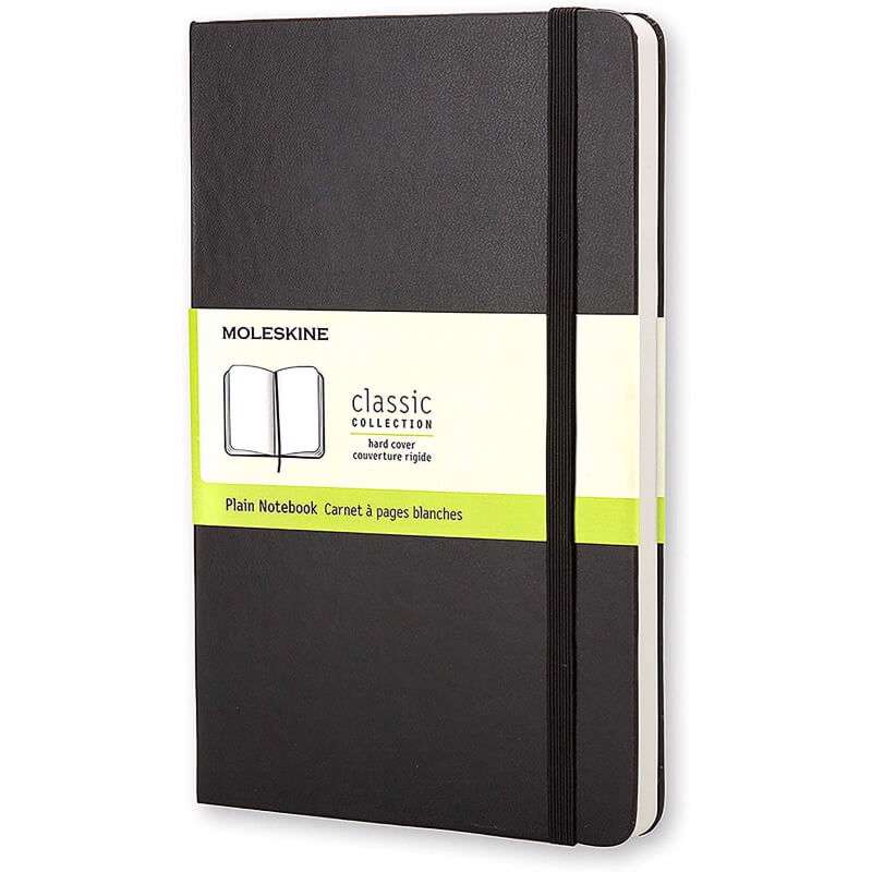 Notesbog Moleskine Classic hard ulin. L 13x21cm sort