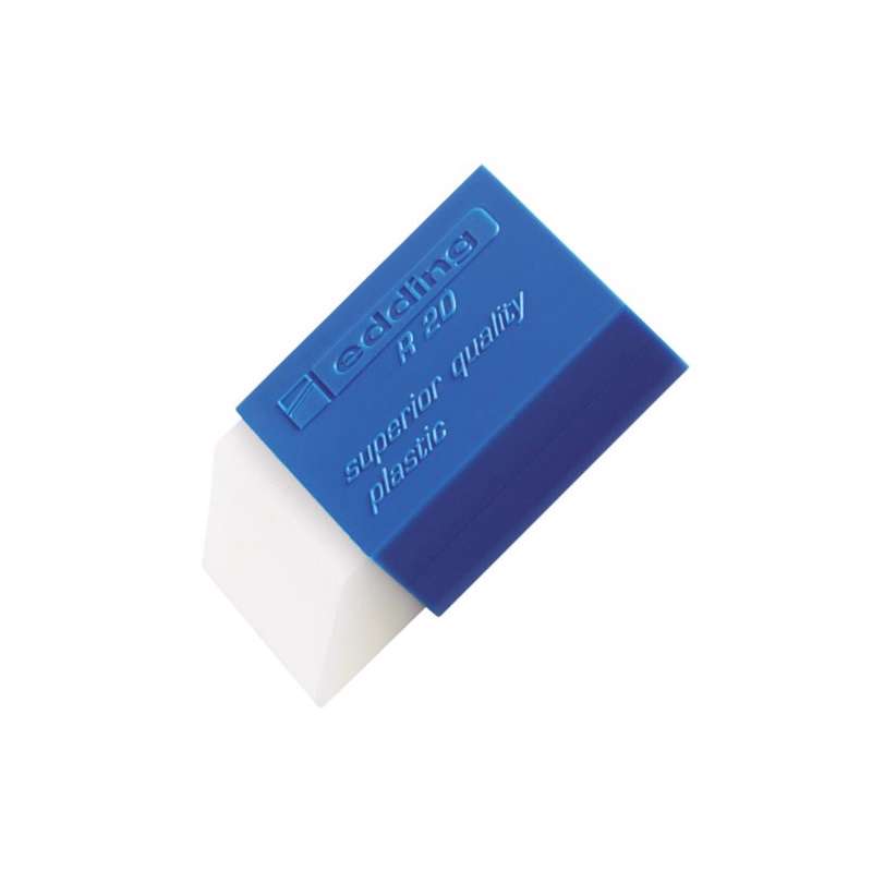 Viskelæder Edding R20 hvid