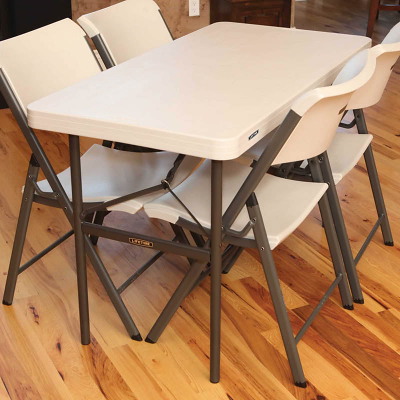 Klapbord LifeTime 122x61 m/håndtag