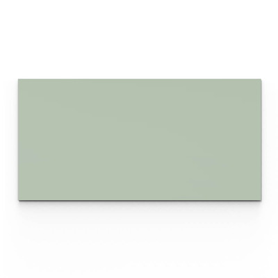 Glastavle Lintex Mood Wall 2000x1000mm lys støvet grøn