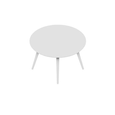 Konferencebord Dencon XL 1920 Ø120 HPL hvid/hvid