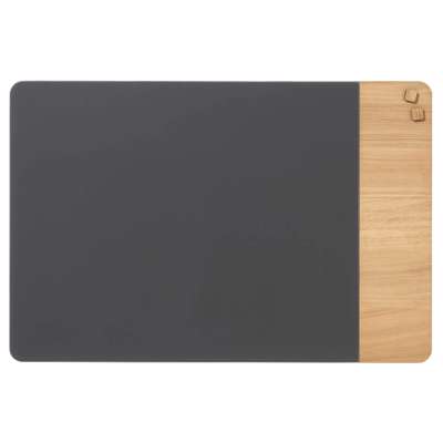 Glastavle Naga magnetisk 60x80 mat grå/egefiner