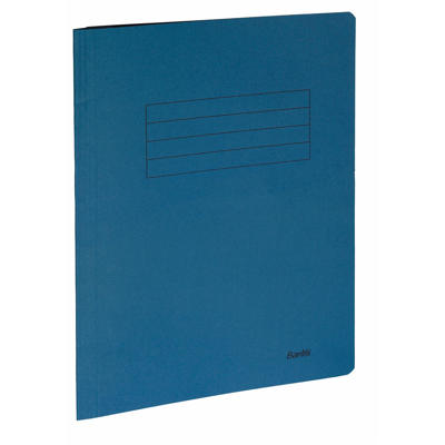 Arbejdsmappe Bantex blå 318x240mm m/skrivefelt