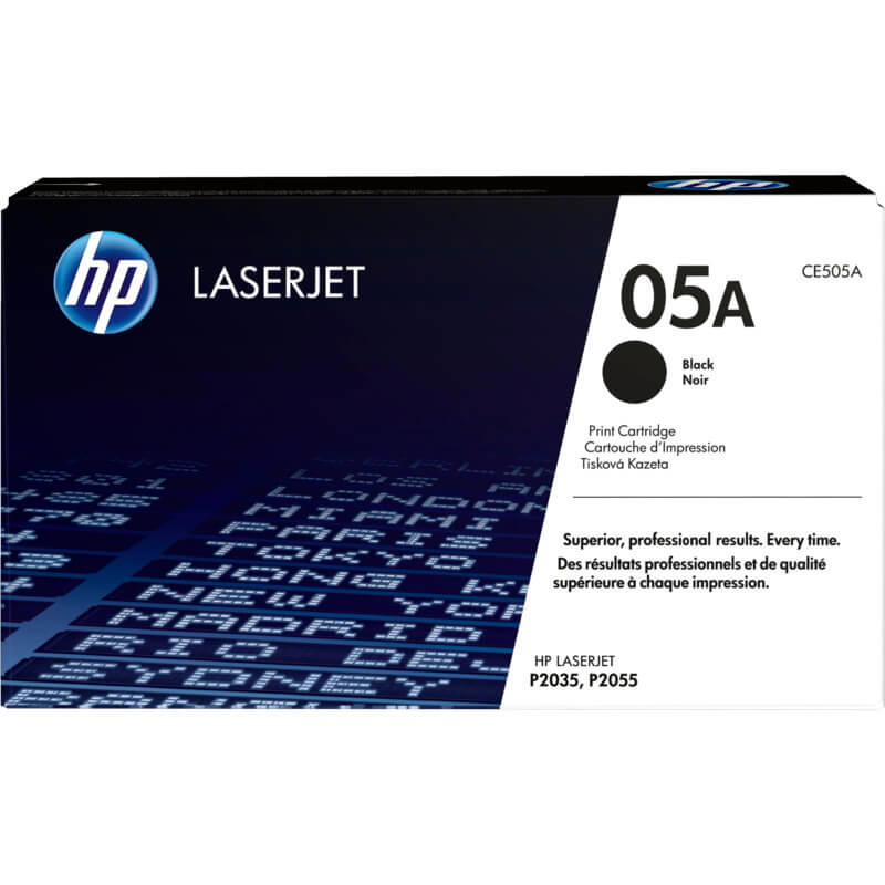 Laserpatron HPCE505A sort