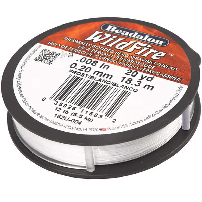 Smykketråd Creas 0,20x18,3 hvid