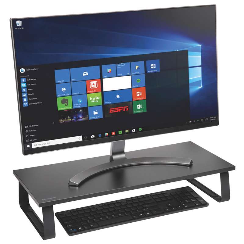 Monitor stand Kensington ekstra bred sort