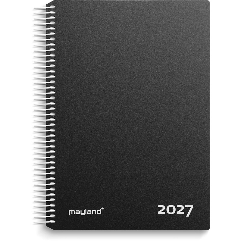 Timekalender sort PP-plast 2027