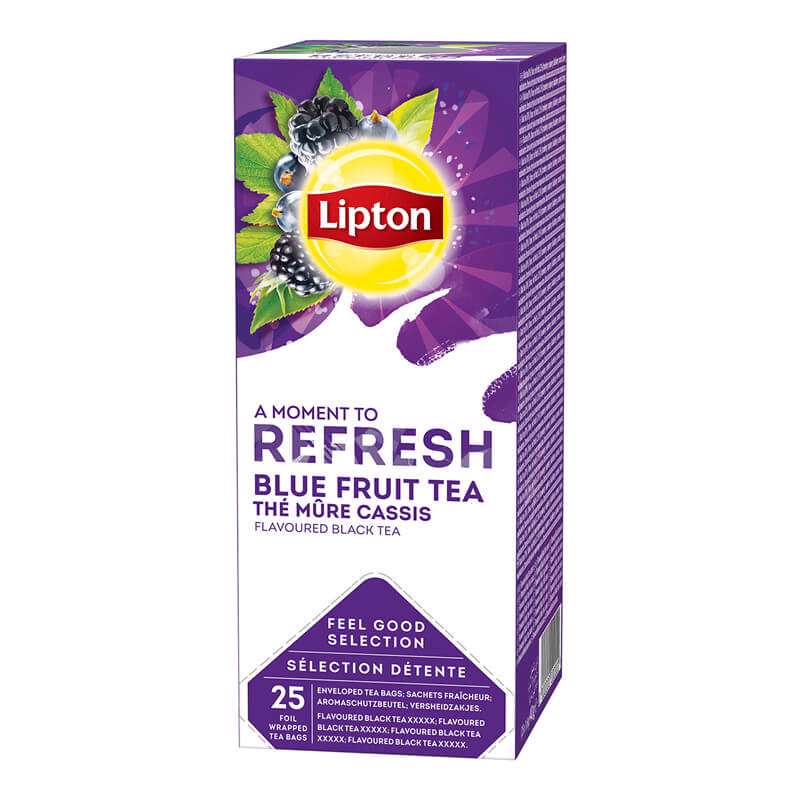 Te Lipton Blue Fruit 25breve/æsk