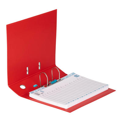 Brevordner ELBA PP A4 rød bred 1414-09