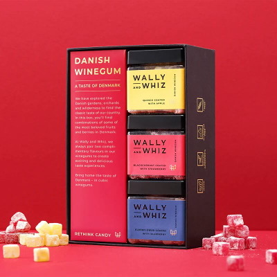 Vingummi Wally and Whiz Taste of Denmark 420g