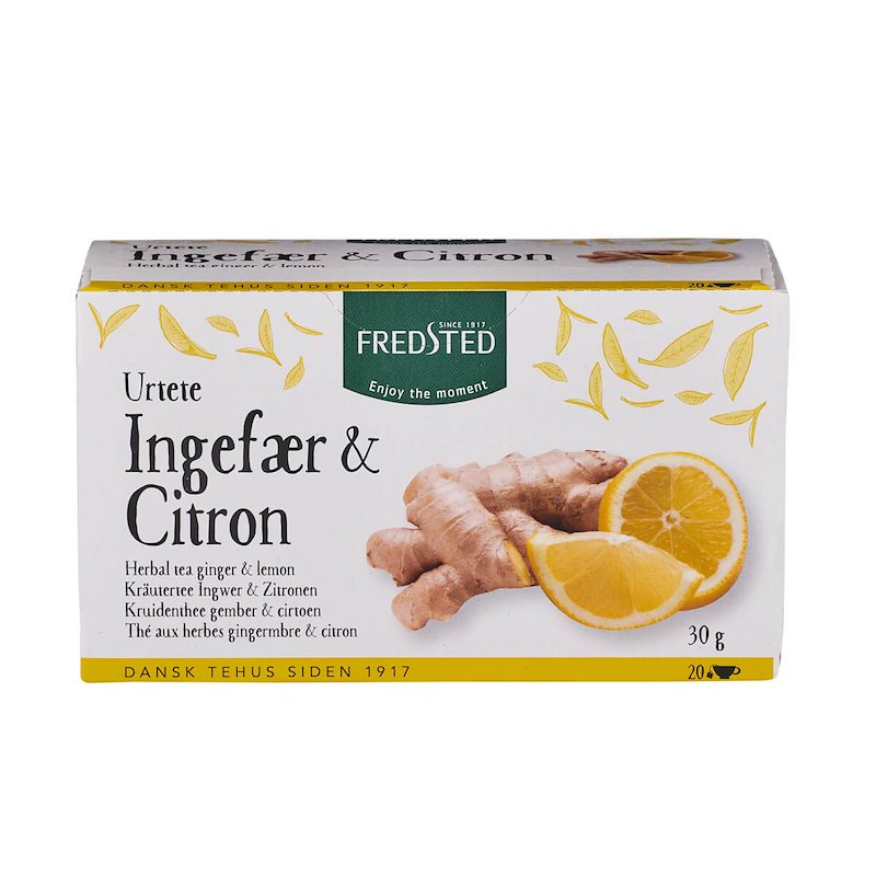 Te Fredsted Herbal Ginger & Lemon 16 breve