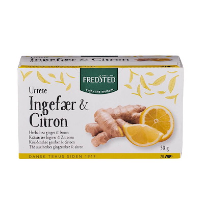 Te Fredsted Herbal Ginger & Lemon 16 breve