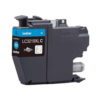Farvepatron Brother LC-3219XLC t/5330-5730-6530-6930, cyan
