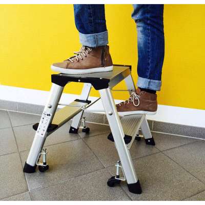 Trappestige Twinco Mini 2-trin 4 hjul alu