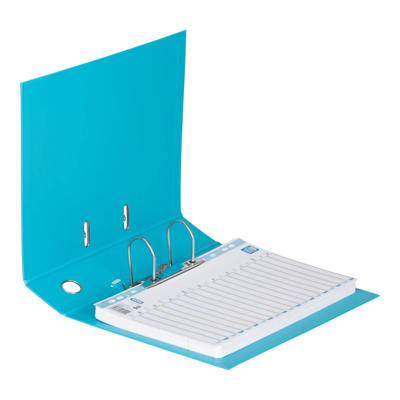 Brevordner ELBA PP A4 turkis bred