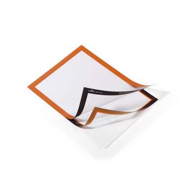 Inforamme Duraframe A4 magn/selvkl. orange pk./2