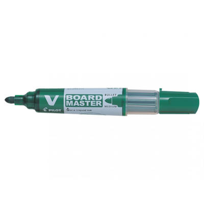 Whiteboard marker Pilot V-Board grøn rund medium tip