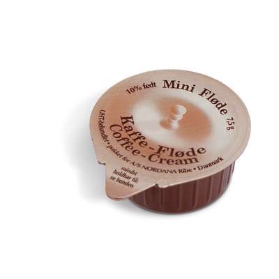 Kaffefløde 10 procent 7.5 g krt/126 stk.