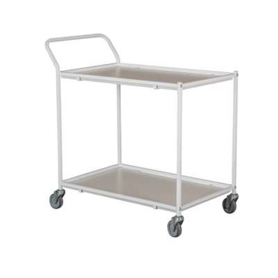 Rullebord m/styr/slingrekant 2 hylder 94x60x107 cm 1006S