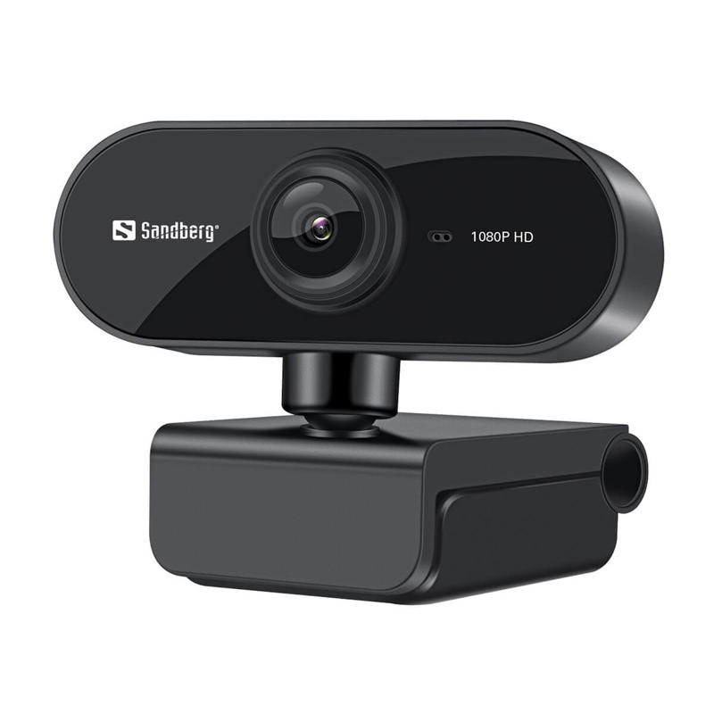Webcam Sandberg USB 1080P HD sort